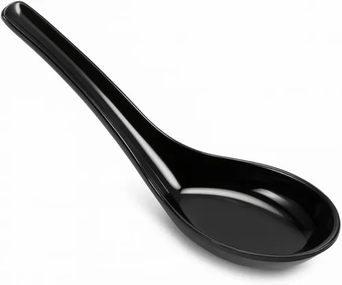 Miniatura 4 de JapanBargain 2398x12 - Juego de 12 cucharas de sopa de fideos asiáticos, japonesas, chinas, Wonton Soba, arroz Pho Ramen, color beige