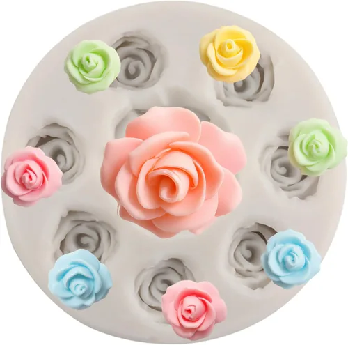 Miniatura 12 de Moldes de Silicona de Flores de Margarita Molde de Fondant de Flor de Crisantemo Para Decoración de Pasteles Adornos de Cupcakes Dulces Chocolate