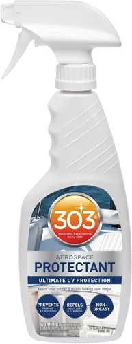 303 (30305) Marine - Spray protector de UV para vinilo, de plástico, hule, fibra de vidrio, piel y más – repele Polvo y Suciedad – No Tóxico,