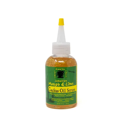 Jamaican Mango & Lime Suero capilar con aceite de cactus – Tratamiento nutritivo para cabello y cuero cabelludo para rastas, cabello adelgazante y