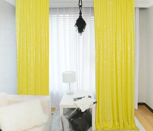 Miniatura 8 de ShinyBeauty Cortinas de lentejuelas 2 paneles de 2 x 8 pies, cortinas de fondo de fiesta verde azulado con purpurina para bodas, Navidad, Año Nuevo