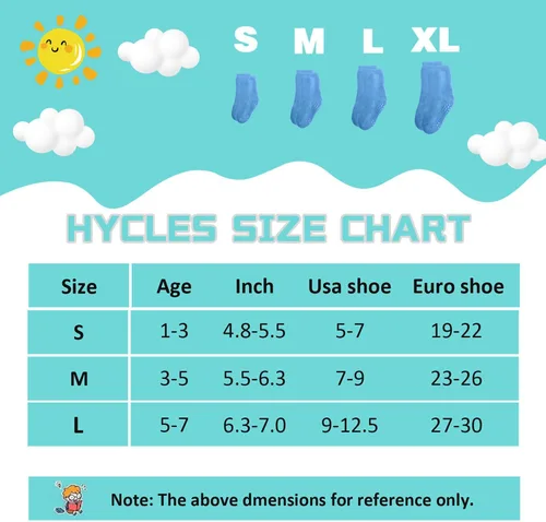 Miniatura 6 de SkiBeaut Calcetines antideslizantes para niños pequeños, 6 pares de medias pantorrillas, almohadilla gruesa antideslizante, calcetines cálidos