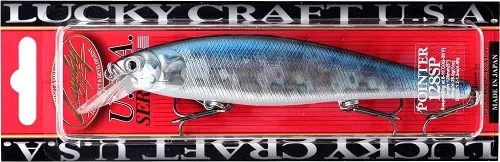 Miniatura 4 de LUCKY CRAFT Pointer 128SP, Señuelo de Pesca de Lubina de Lago de Agua Dulce, Jerkbait, Suspendido, Aparejos de Pesca, Accesorios de Pesca, Equipo