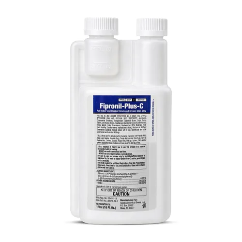 Fipronil Plus C Concentrado de control de plagas – Mata cucarachas de fuerza comercial DIY infestación interior, spray de hormigas fácil de usar,