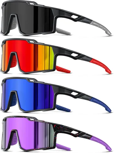 Miniatura 13 de Gafas de sol deportivas polarizadas para hombre, ciclismo, conducción, pesca, protección UV, ligeras, marco grande, gafas de bicicleta de montaña