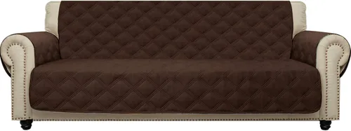 Miniatura 9 de CHHKON - Funda de sofá impermeable con estampado de huellas de perro, antideslizante, acolchada, protector de sofá para niños, mascotas, protector