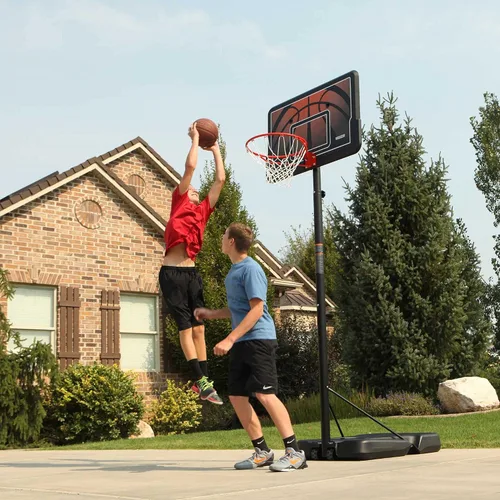 Miniatura 6 de Lifetime Sistema de baloncesto portátil ajustable en altura, tablero trasero de 44 pulgadas