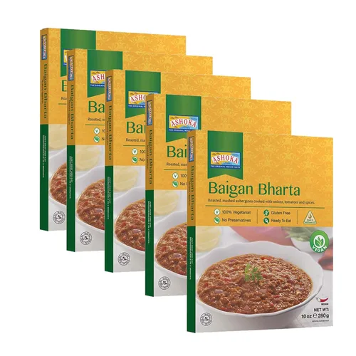 Miniatura 15 de Ashoka Comidas indias tradicionales 1932, curry de verduras mixtas veganas, platos principales listos para comer para microondas, Shahi Navratan