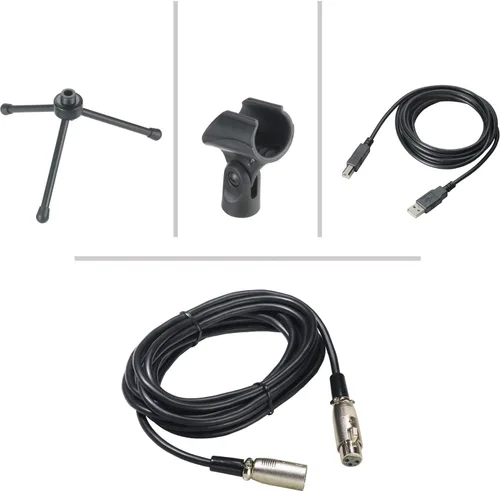 Miniatura 4 de Audio-Technica AT2005USB Micrófono dinámico cardioide USB/XLR, negro