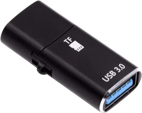cablecc Adaptador de lector de tarjetas micro SD OTG y TF reversible Tipo-C a USB 3.0 hembra 10Gbps para tableta teléfono portátil