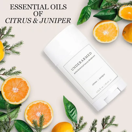 Miniatura 3 de Super Natural Goods Citrus + Juniper - Desodorante en barra sin aluminio, suministro para 3 meses, 100% natural, vegano, libre de crueldad animal