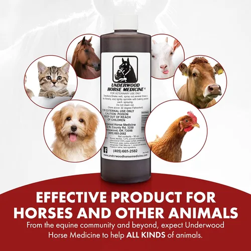 Miniatura 4 de Underwood Horse Medicine - Spray para heridas para una curación rápida, fácil y eficaz de cortes, rasguños, desgarros y pinchazos sin envolver