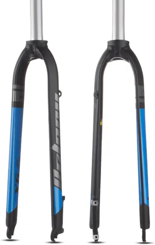 Miniatura 13 de BOLANY Horquillas de suspensión rígidas para bicicleta, 1-1/8 pulgadas, dirección recta sin rosca, universal 26/27.5/29 pulgadas, freno de disco