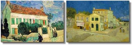 Miniatura 45 de wall26 - Les Alyscamps (Avenue in Arles) / Avenue of Poplars in Autumn de Vincent Van Gogh - Reproducción de pintura al óleo en juego de 2