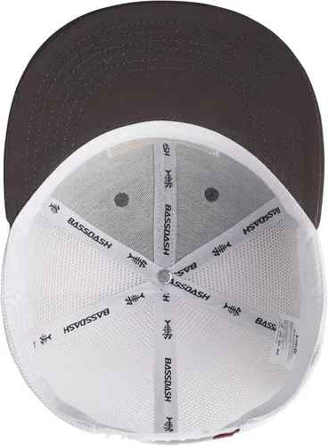 Miniatura 5 de BASSDASH Gorra de camionero de ala plana ajustable con cierre de malla para hombres y mujeres