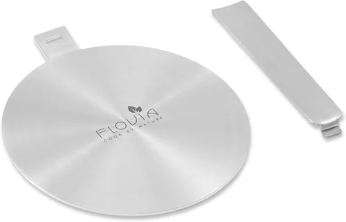 Miniatura 8 de Placa adaptadora de placa de cocina de inducción de acero inoxidable de 9.45 pulgadas, difusor de calor para cocina de vidrio y eléctrica, mango