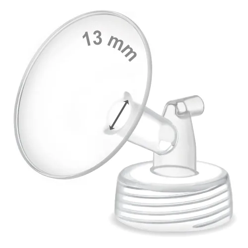 Miniatura 50 de Maymom Brida ancha compatible con bomba Spectra S1 S2, 0.748 in, 1 unidad Una brida transparente