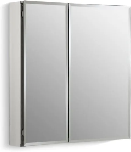 Miniatura 6 de Kohler CB-CLC2526FS Botiquín de baño con espejo, puertas de espejo biseladas, estantes ajustables, borde biselado rectangular, 25 pulgadas de ancho