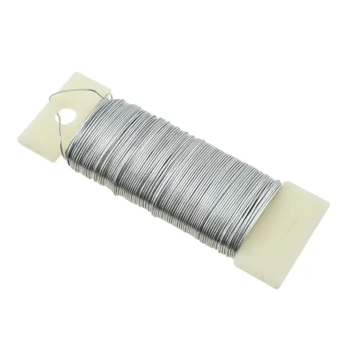 Miniatura 10 de HAHIYO Alambre Negro de Calibre 22 - 1 Rollo, 38 Yardas (115 Pies) Alambre Floral Flexible para Manualidades, Coronas de Navidad, Arreglos