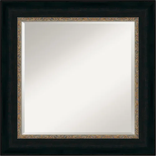 Amanti Art Bronze Bathroom Mirror for Over Sink, 27x27 Paragon Bronze Square Vanity Mirror, Medium Traditional Frame, Hangs Horizonally and