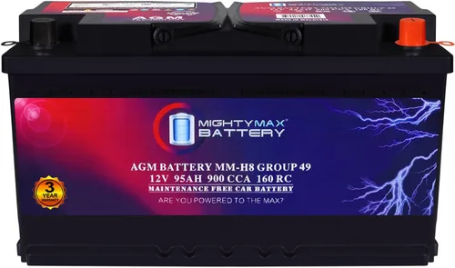 Miniatura 9 de Batería Mighty Max Battery MM-G35 de Arranque y Parada para Coche BCI Grupo Tamaño 35 12V 55Ah, 100RC, 650 CCA Batería de Coche AGM Recargable
