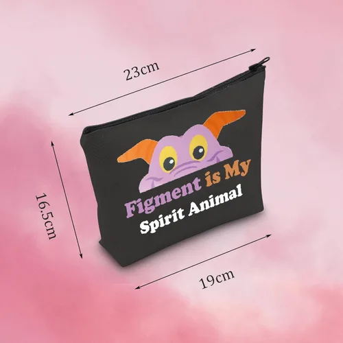 Miniatura 2 de Bolsa de maquillaje cosmética de dragón púrpura Una pequeña chispa dragón púrpura imaginación dragón púrpura fans regalo dragón púrpura regalo Higo