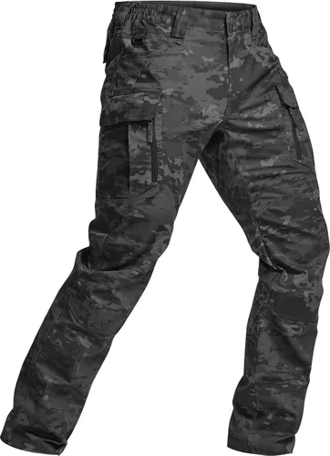 Miniatura 118 de CQR – Pantalones tácticos elásticos tipo cargo para hombre, resistentes al agua, de tela ripstop (antidesgarros), ligeros, ideales para uso diario