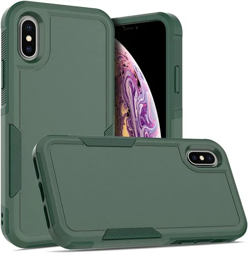 Miniatura 43 de Funda WOGROO para iPhone 8 Plus, iPhone 7 Plus de 5.5 pulgadas, funda protectora para teléfono a prueba de golpes, fuerte y duradera, color negro