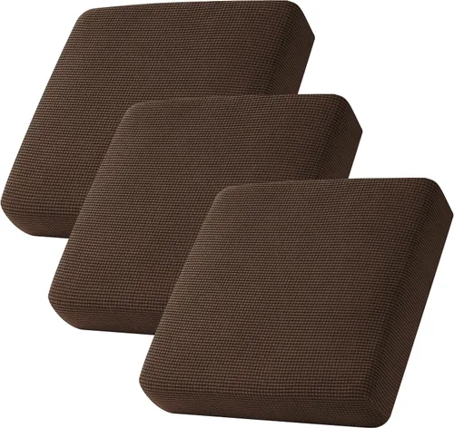 Miniatura 61 de CHUN YI - Funda elástica de cojín para sofá biplaza, funda de asiento de sofá con tela jacquard de elastano (mediana, color marfil blanco)