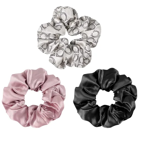 Miniatura 20 de OLESILK 100% Seda de Morera - Scrunchies para el cabello, mujeres y niñas, ligas de seda para cabello rizado y con roturas, sin daños, elásticos 3