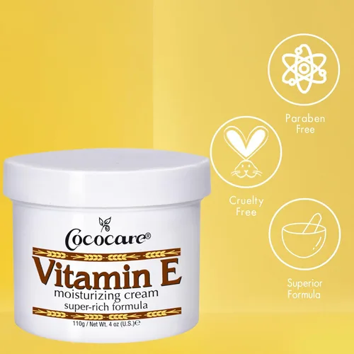 Miniatura 6 de Cococare Crema hidratante de fórmula súper rica con vitamina E - Hidratante de piel de alta potencia - 4 onzas