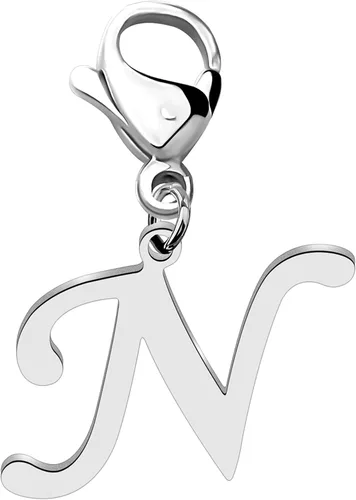 ENSIANTH Dije del alfabeto con letra inicial de la A a la Z, joyería del alfabeto para mujeres, regalos para amigos, cierres para joyería