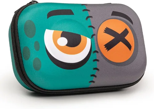 Miniatura 7 de ZIPIT Caja de lápices de calavera para niños, estuche de gran capacidad para la escuela, caja organizadora de papelería, color negro