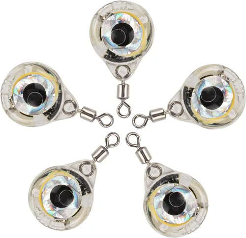 Miniatura 9 de Dr.Fish - Luz de LED señuelo para peces de agua salada y agua dulce. Señuelo de pesca surtido para atraer fletán, róbalo. Para pesca desde la orilla