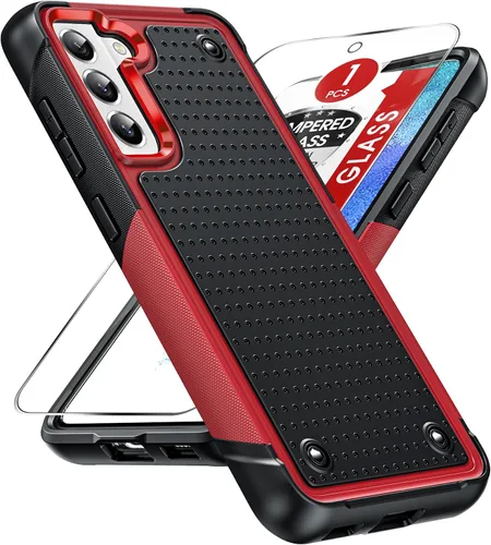 Miniatura 47 de LeYi Funda para Galaxy S21 FE-5G: Funda Samsung S21 FE con protector de pantalla, doble capa protectora de policarbonato duro y TPU suave Android