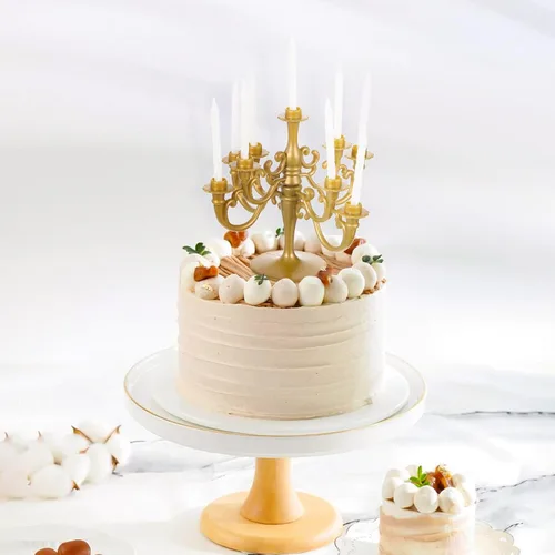 Miniatura 4 de Decoraciones creativas para tartas, 2 piezas, adornos de candelabros, decoración de cupcakes de boda, suministros de fiesta de cumpleaños