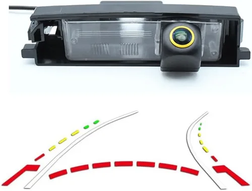 Miniatura 9 de Vlicevrn - Cámara de visión trasera para vehículo de automóvil, trayectoria dinámica, pistas de línea de respaldo para Toyota RAV4 XA30 / Toyota