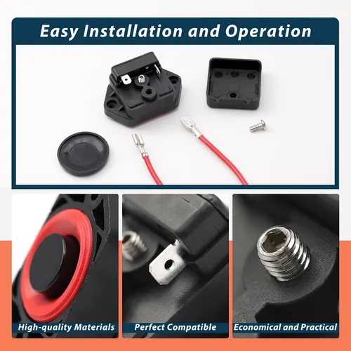 Miniatura 6 de Kit de interruptor de bomba mejorado de repuesto para Flojet Triplex piezas de repuesto 2091050, equipado con interruptor de 50 psi y cables de cable