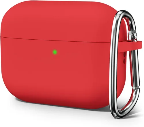 Miniatura 23 de Oakxco Funda de silicona para Airpods 3, bonita funda rígida femenina para Airpods de 3ª generación con llavero, gel de goma colorido suave de TPU