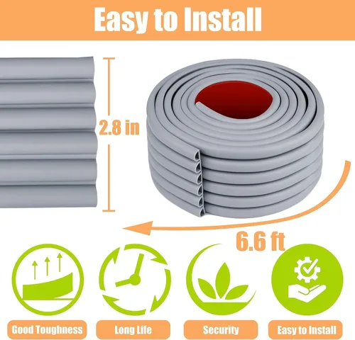 Miniatura 2 de Almohadillas para escalera de litera, protectores de esquina suaves de PVC con adhesivo fuerte, cubierta de escalera para litera para escaleras
