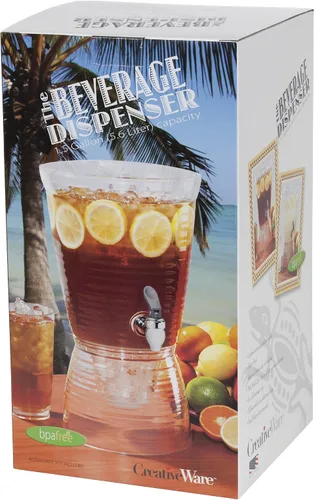 Miniatura 3 de CreativeWare Dispensador de bebidas de corteza de 1.5 galones