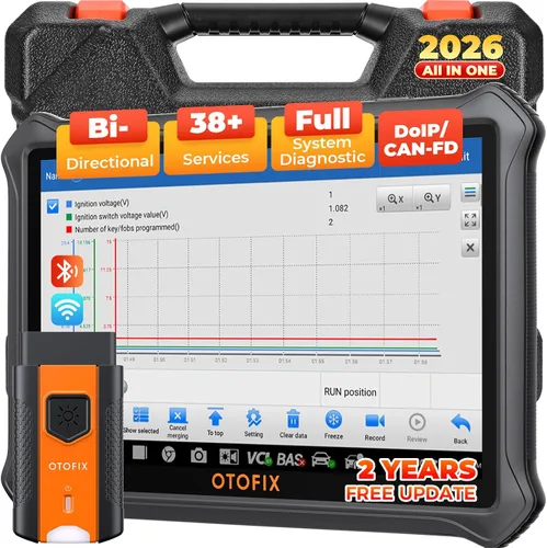 OTOFIX D1 Lite Escáner Automotriz Bidireccional, herramienta de escaneo de diagnóstico de todo el sistema para el 99% de los coches con 2 años de