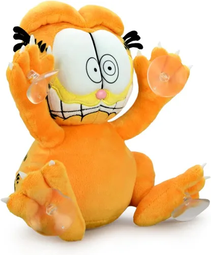 Miniatura 5 de Kidrobot Garfield - Adhesivo para ventana con ventosa de 8 pulgadas, asustado