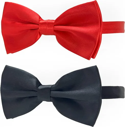 Pajarita negra y roja para perros, lazo rojo y negro para perro Koolmox con collar ajustable para perros medianos y grandes, gatos, mascotas, boda,