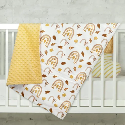 Miniatura 4 de Soarwg Kids Manta de Bebé Unisex para Recién Nacido, Mantas de Arcoíris Súper Suaves y Cómodas, para Cama de Guardería de Bebé y Niño Pequeño, Manta