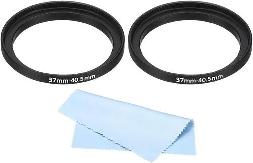 Miniatura 19 de PATIKIL Anillo elevador de metal de 27 a 1.181 in con paño de limpieza, paquete de 2 anillos adaptadores de filtro de lente de cámara, anillo