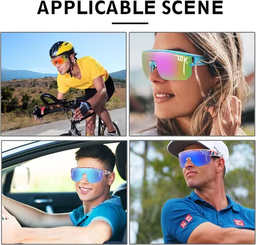 Miniatura 6 de nobleboy Sport Polarized Sunglasses for Women Men,Sports Sunglasses UV400 Protection for Running Cycling Outdoor Glasses