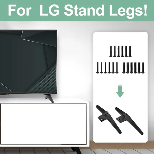 Miniatura 3 de Kit de tornillos para tornillos de soporte de TV LG, para tornillos de patas de TV LG, 60UJ6050 60UJ6540 60UK6090 60UM6900 60UN7300 65UJ6300