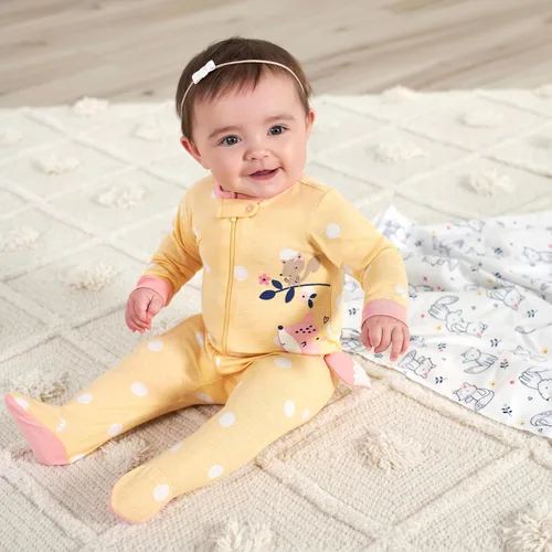 Miniatura 3 de Gerber Sleep 'N Play (2 unidades para bebés y niñas, recién nacidas), Foxy Lindo