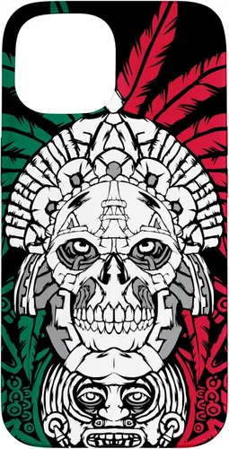 Miniatura 6 de iPhone 11 Pro Max Aztec Warrior Skull - Ancestros mexicanos - Funda de raíces mexicanas